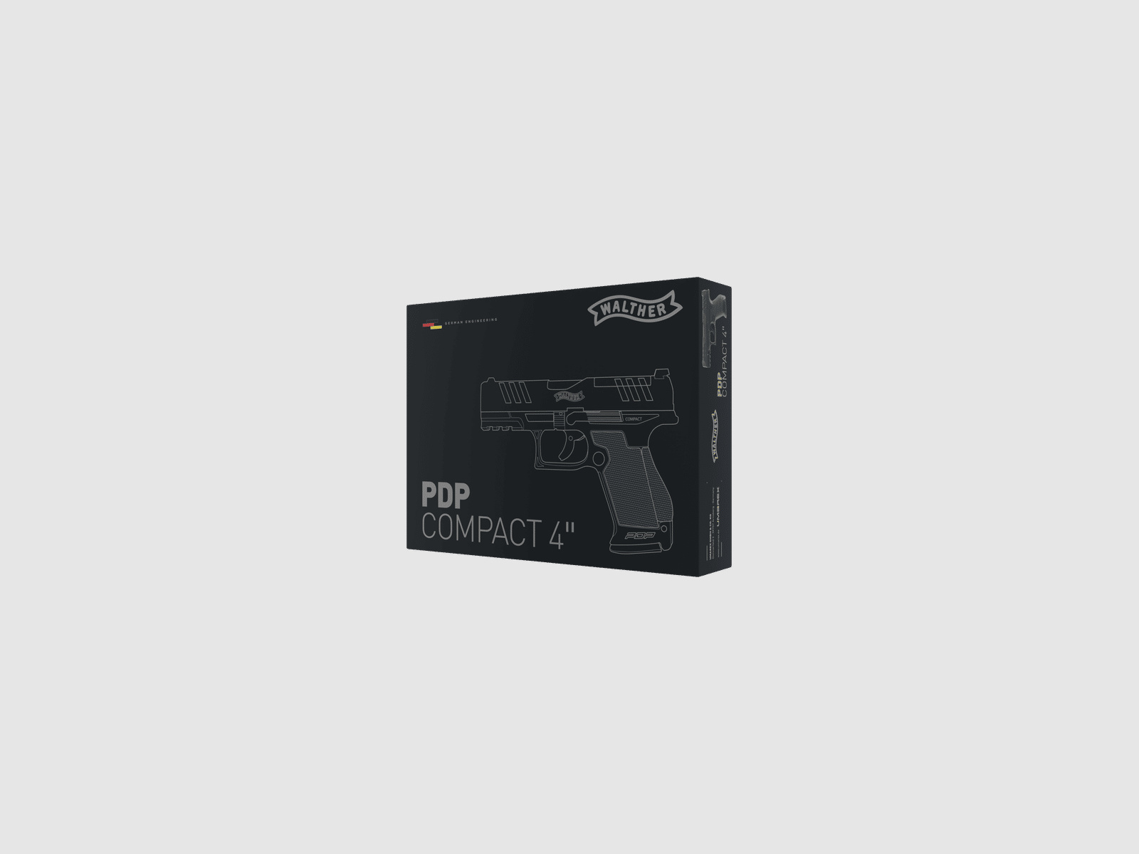 Walther PDP Compact 4" CO2 Pistol Airsoft OR in Nero | Umarex