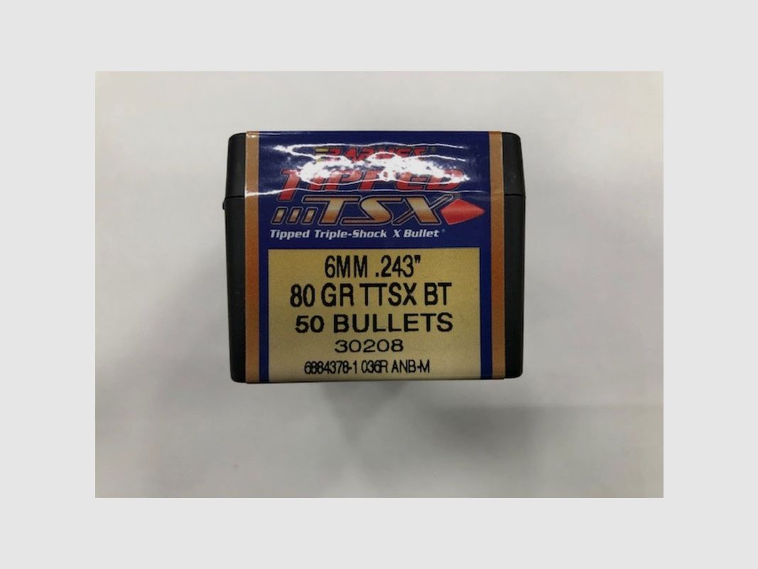 BARNES Bullets TTSX Cal. 6 mm 80 gr, image 1 of 2