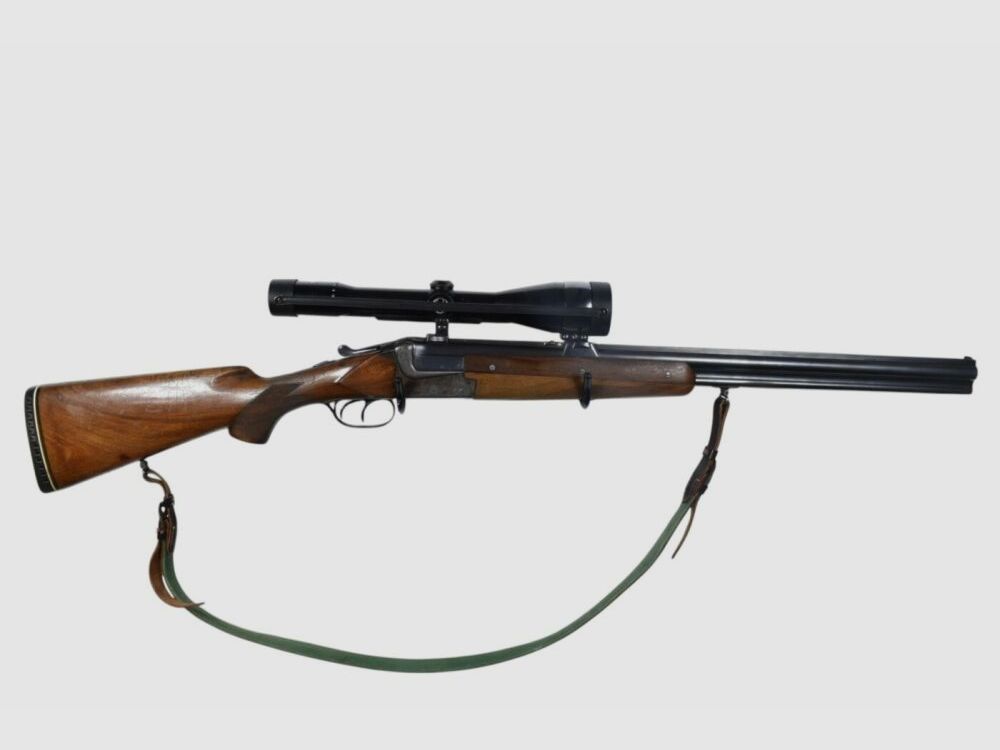 A.W. WOLF SUHL sans 7x65R,12/70 fusil double, image 2 sur 3