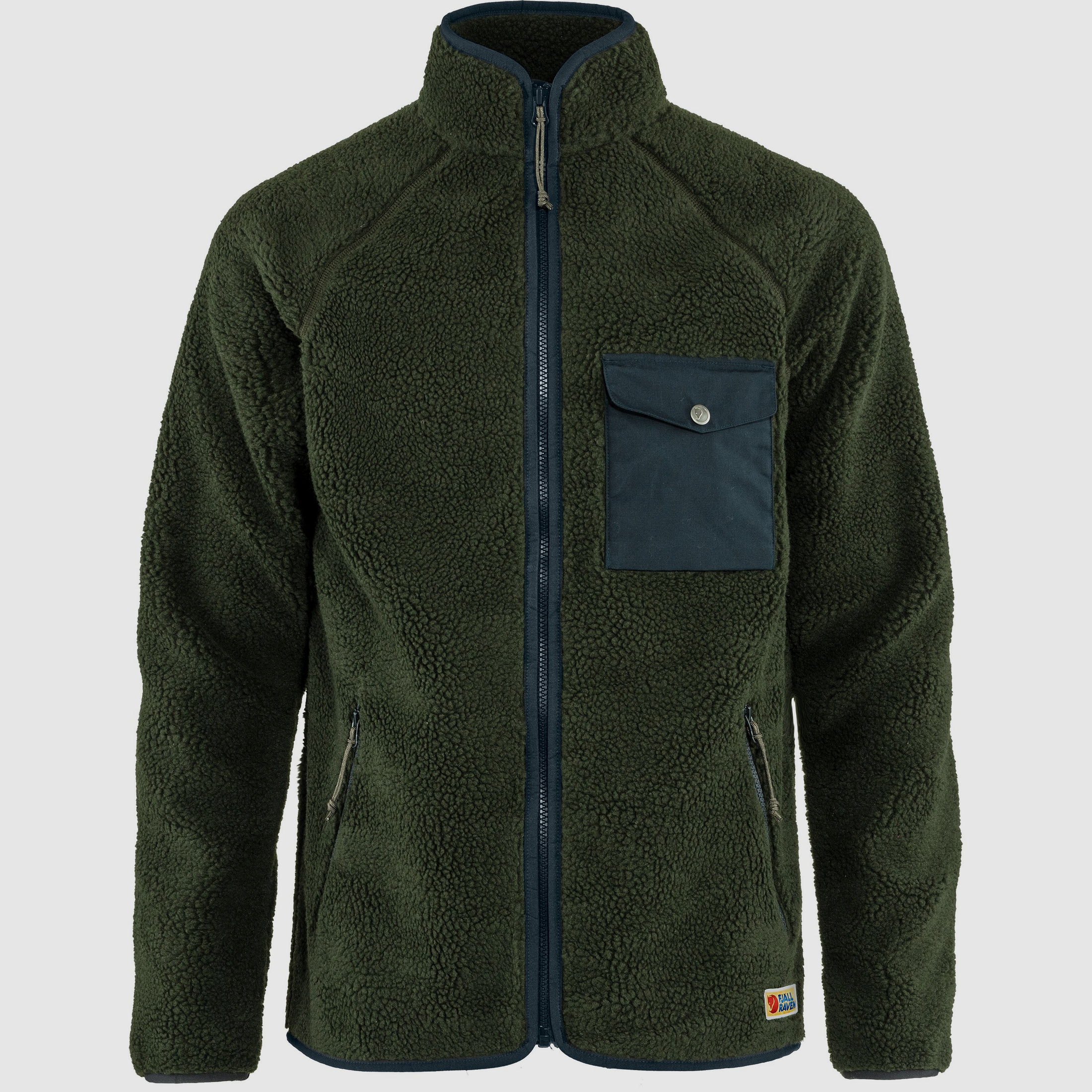 FJÄLLRÄVEN Vardag Fleecejacke deep forest