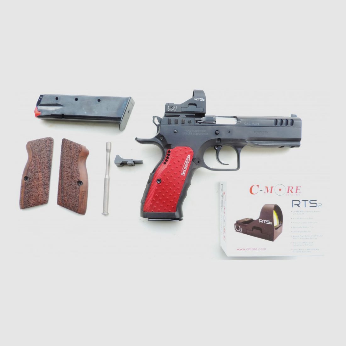 TANFOGLIO Stock I ´´ Custom Extreme ´´ gebraucht Kal.9x21 R.16397, Bild 2 von 2