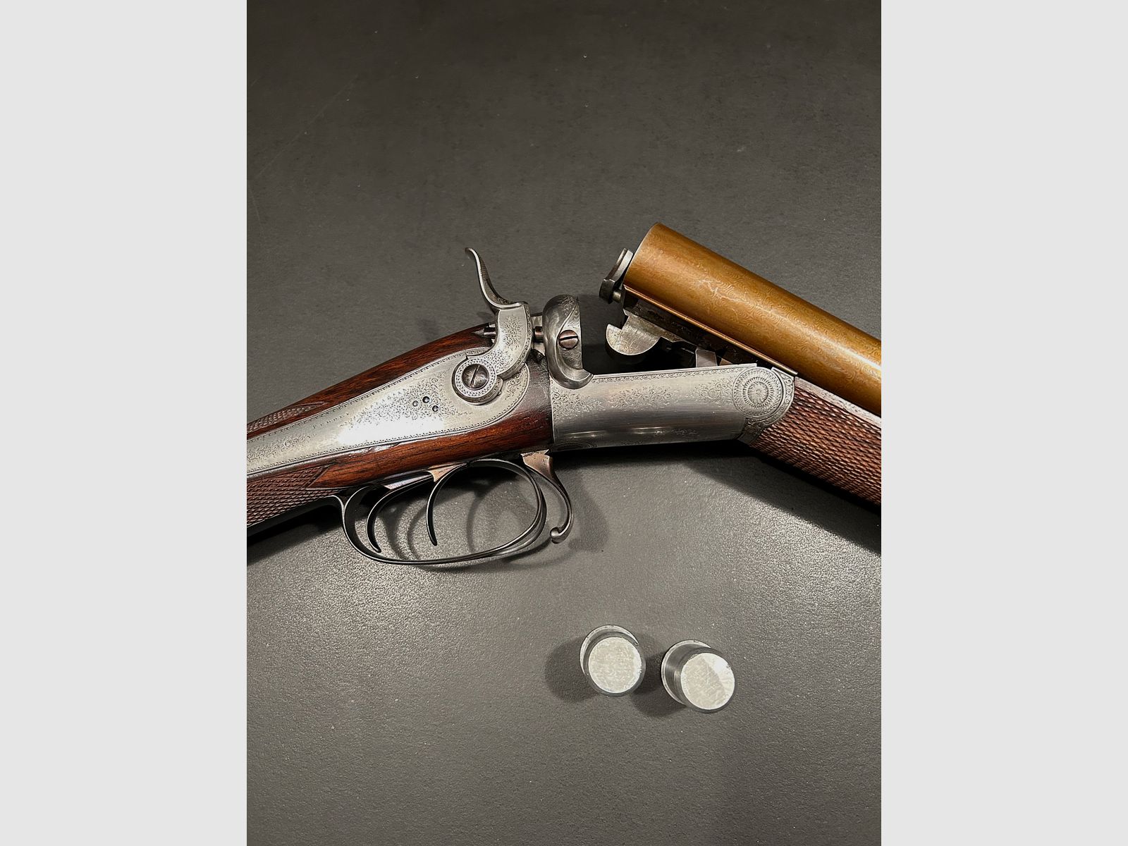 Purdey & Son double-barrel shotgun 12/65 - historical hunting weapon