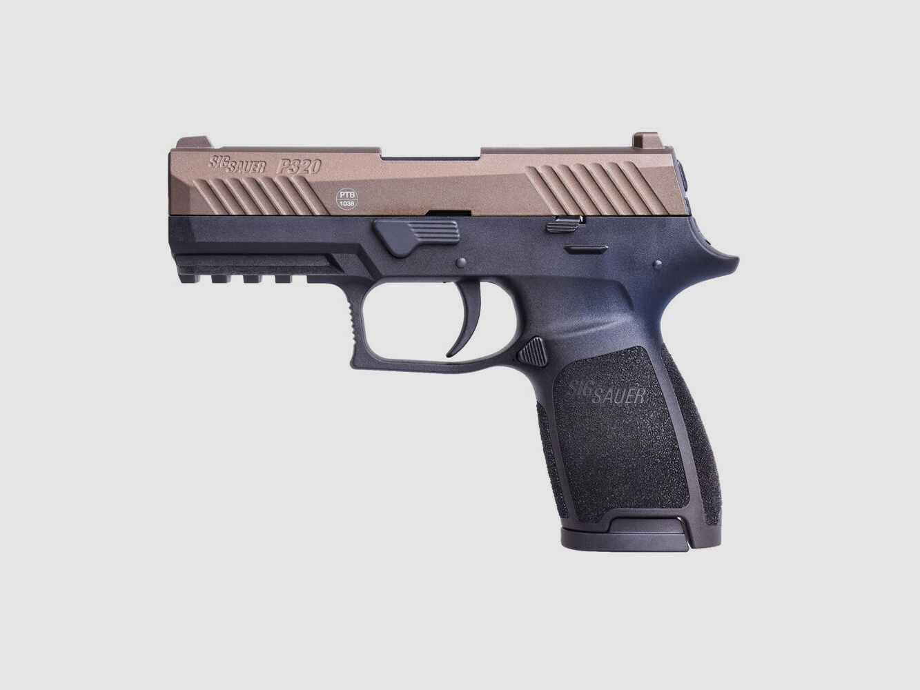Sig Sauer P320 Bronze Schreckschusspistole im Kaliber 9 mm P.A.K.