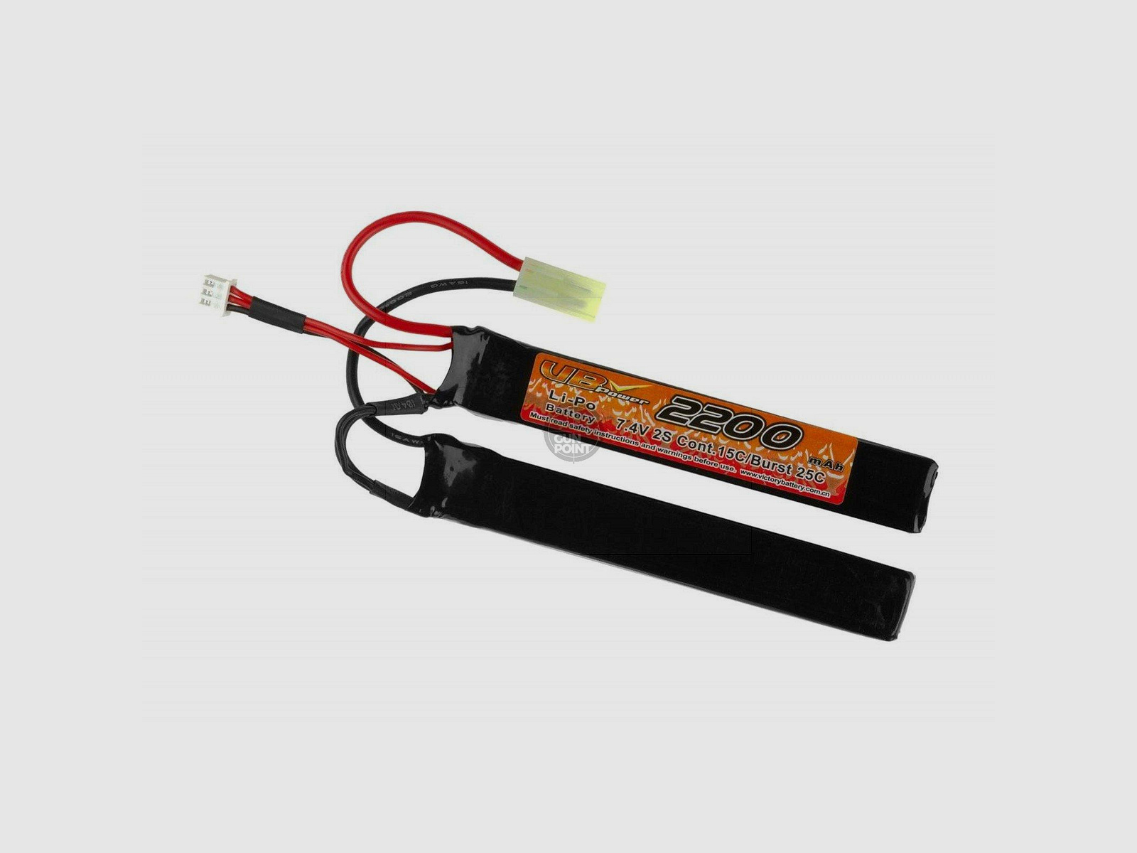 VB Power Lipo 7.4V 2200mAh 20C Twin Type