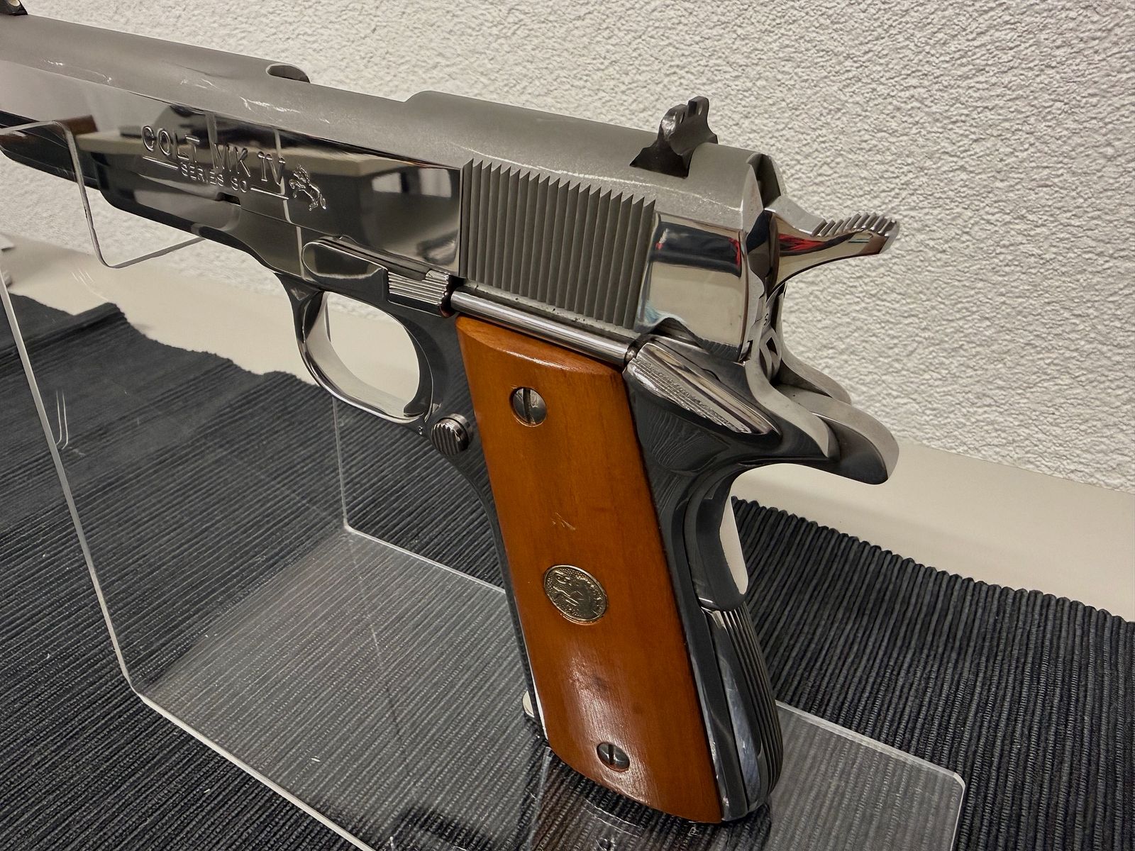 Colt MK IV Series 80 1911 Government in Chrom Kaliber .45Auto  ACP sehr selten!