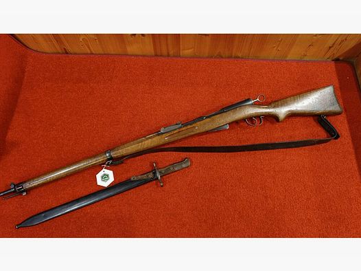 Straight pull repeater Schmidt-Rubin with bayonet 7.5x55