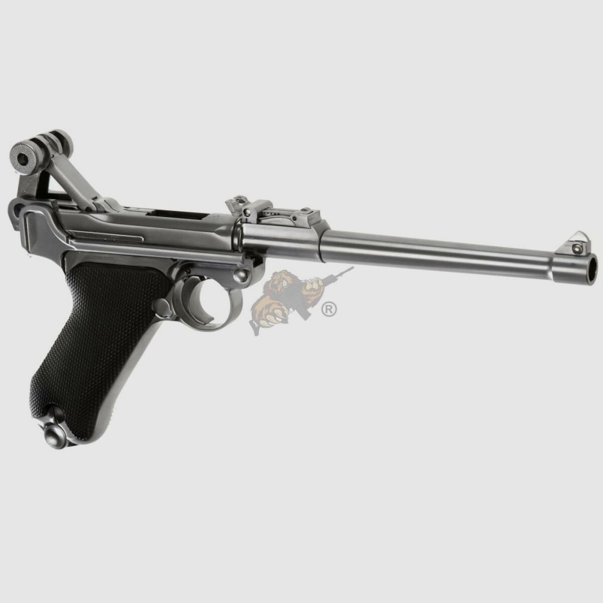 WE P08 "Ari-08" GBB en métal complet argent -F-