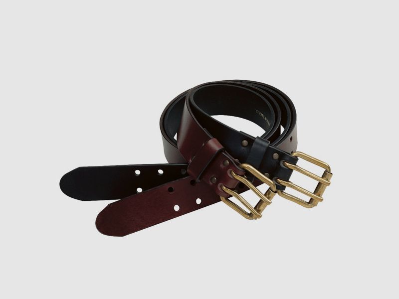 Pinewood Leder Gürtel 40mm 85 cm Schwarz