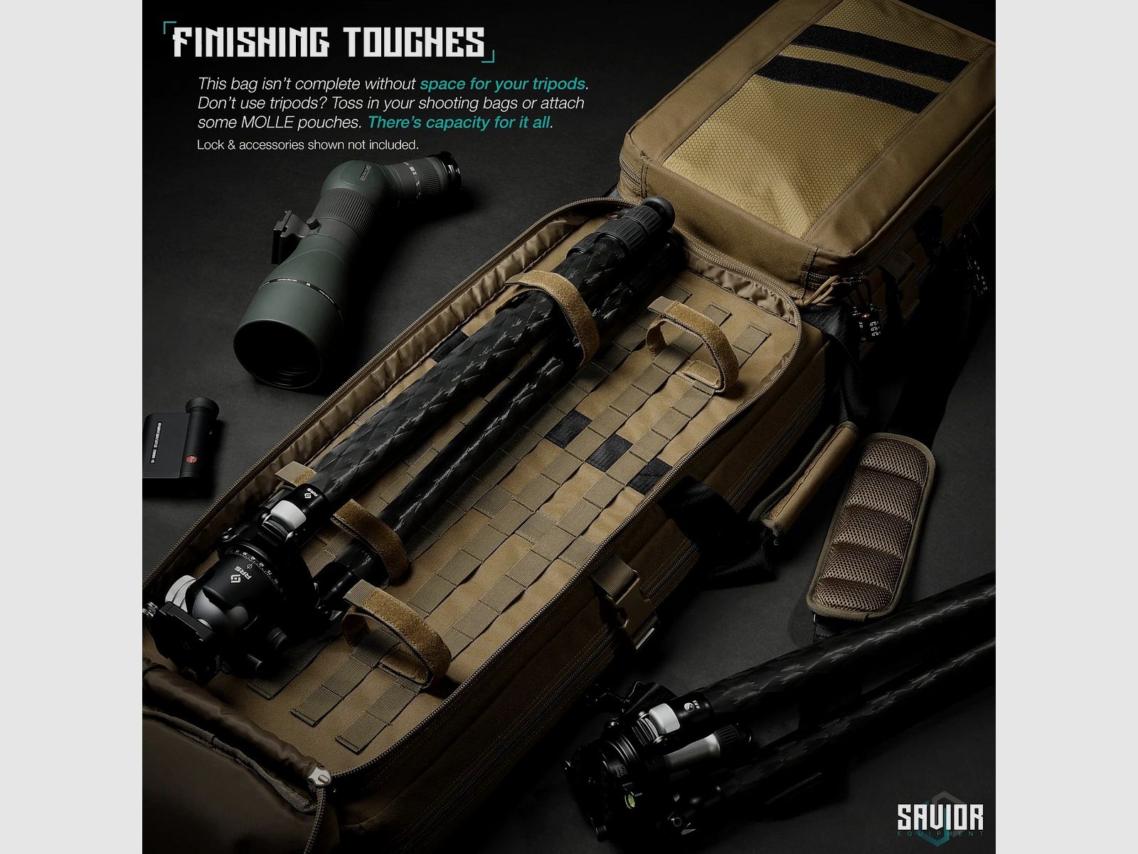 Savior – Fodero per fucile LRP SAVIOR SPECIALIST RIFLE TAN 55″, immagine 3 di 6