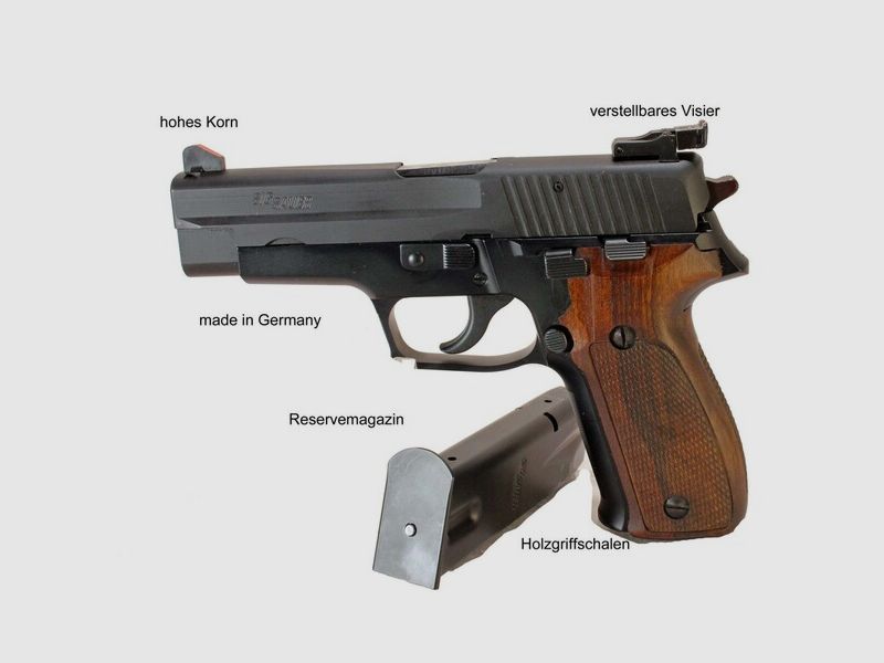 SIG-Sauer P226 Kaliber 9 Luger Mikrometervisier