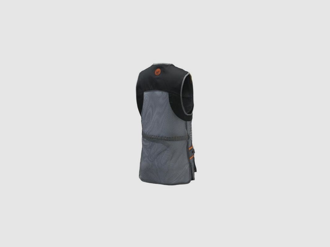 Gilet da tiro Beretta Full Mesh Vest Black & Gray, immagine 2 di 3