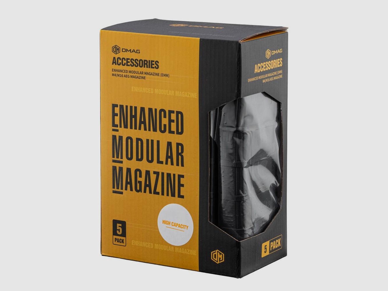 Hochkapazitätsmagazine Arcturus M4 AEG - 350 Schuss - Pack mit 5 Magazinen - Maximale Zuverlässigkeit und Autonomie