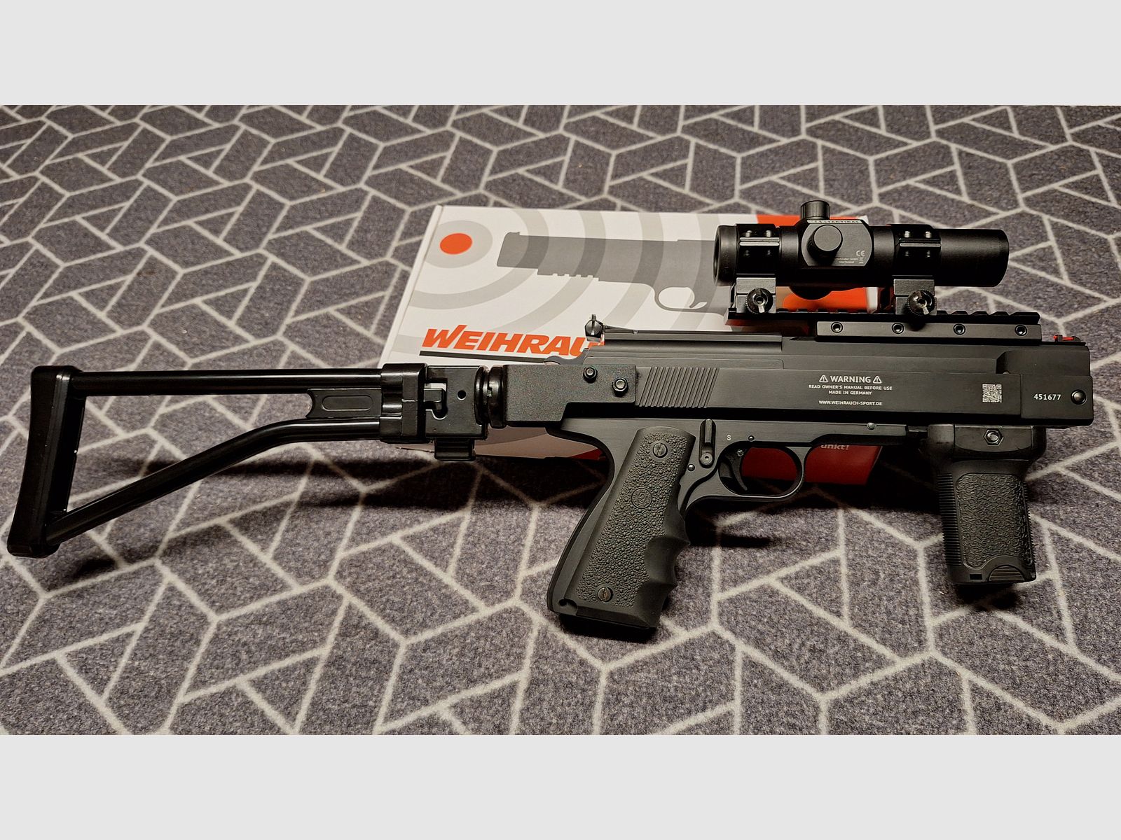 Weihrauch HW 45 Taktischer Pistolenkarabiner!