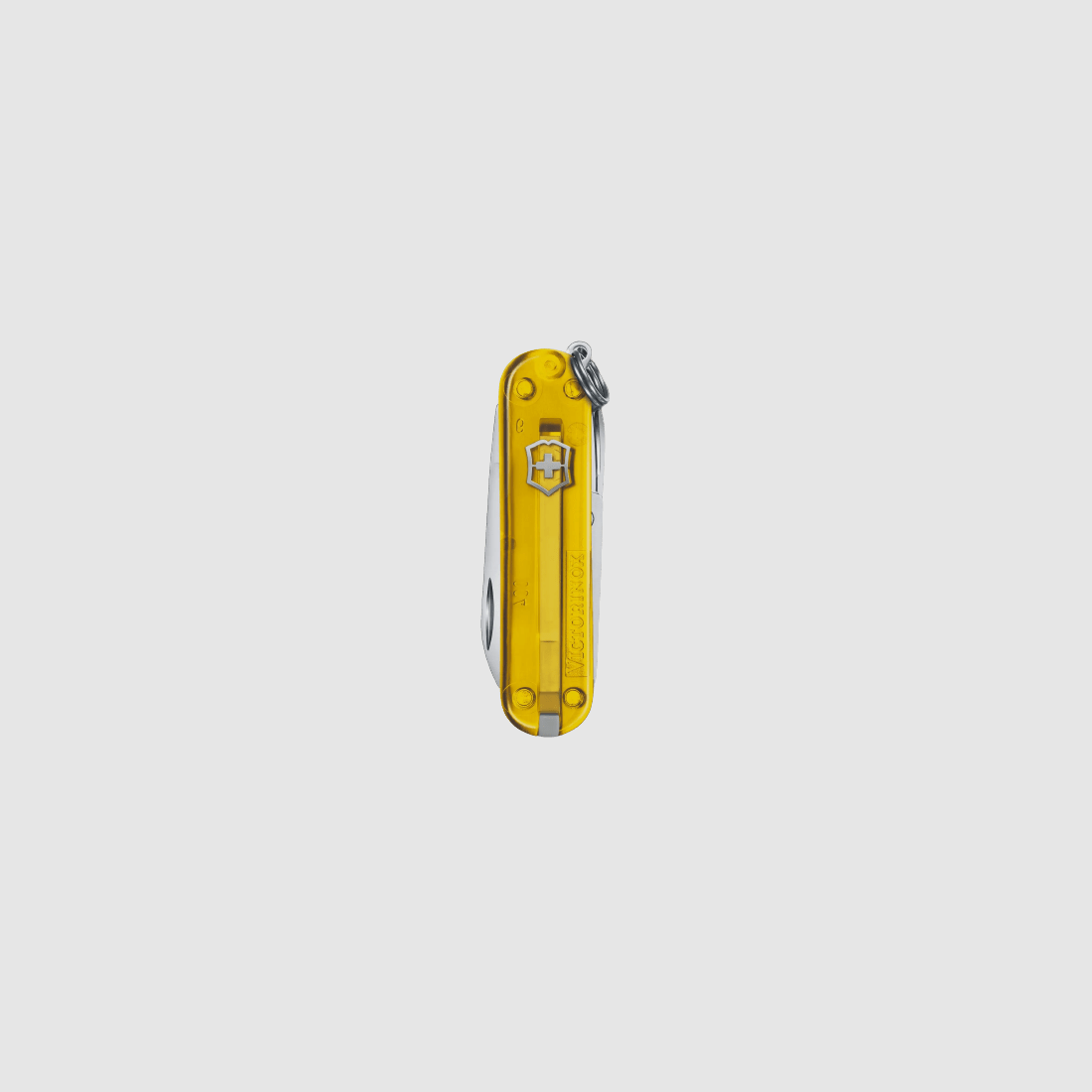VICTORINOX – CLASSIC SD GEEL – TRANSPARANT, afbeelding 3 van 4