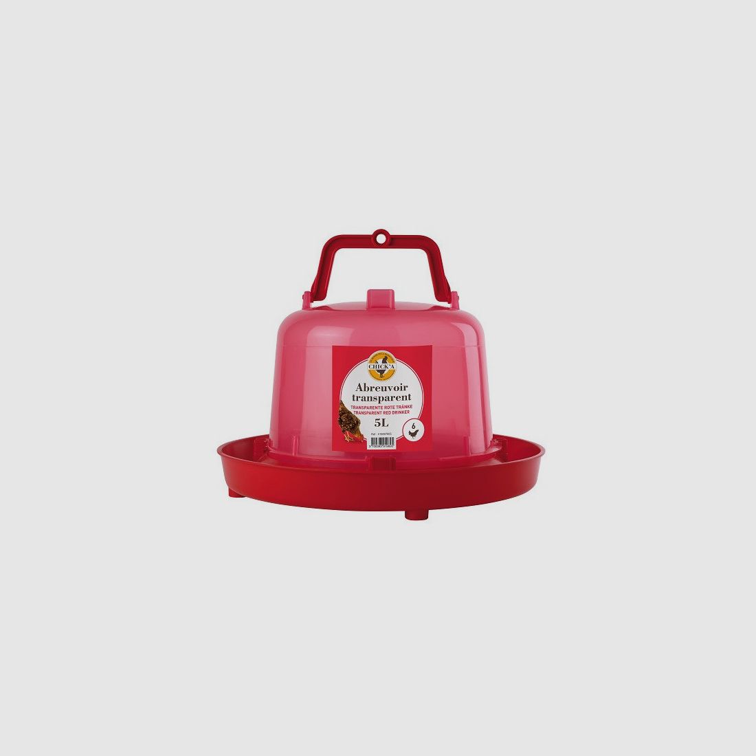 Rotes Tränke 5L transparent, Bild 1 von 2