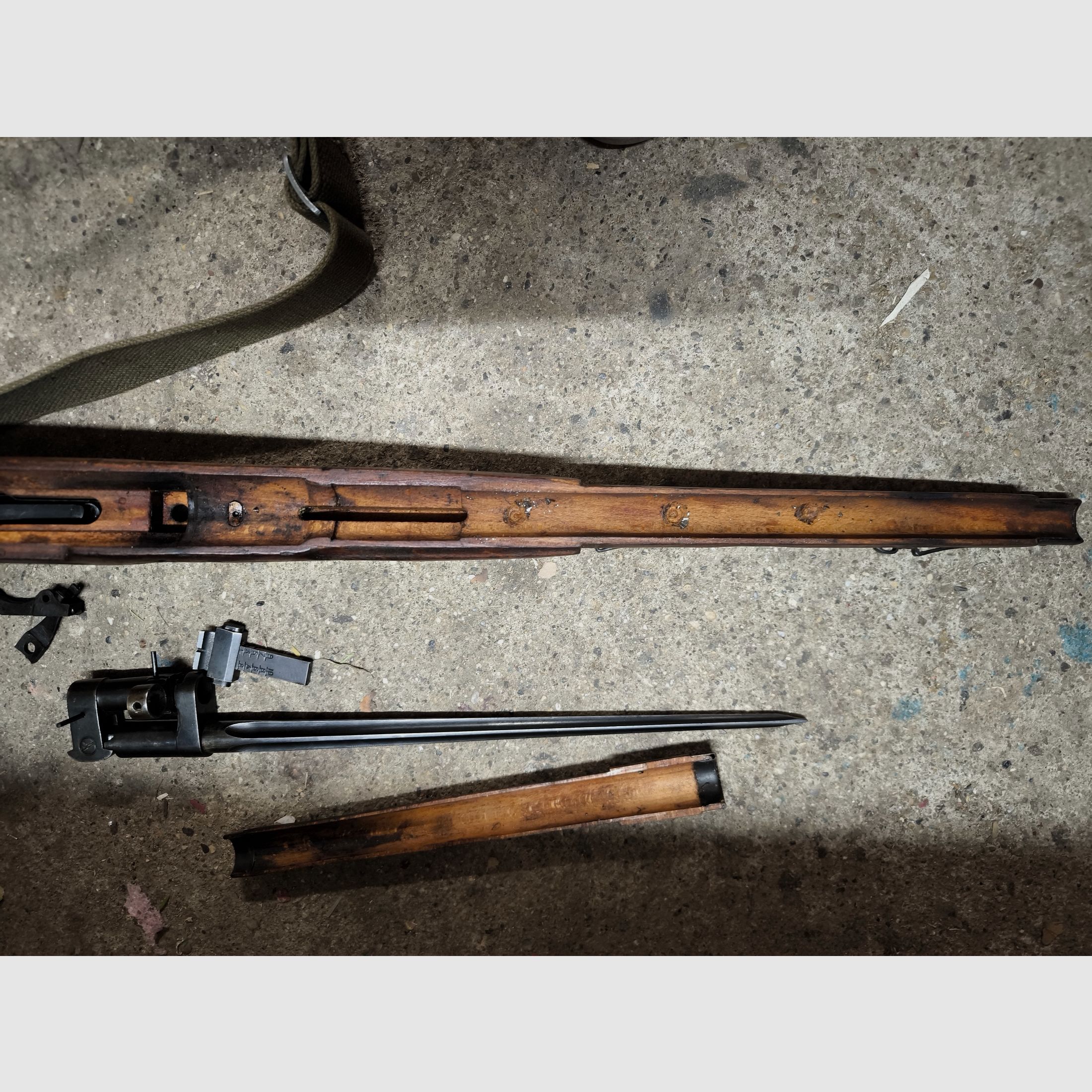 org. Mosin Nagant Schaft und Teile