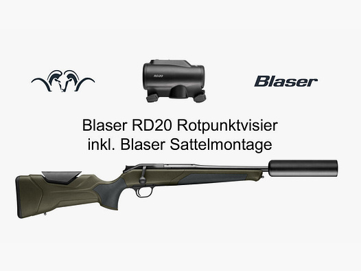 Blaser Group GmbH Blaser R8 Professional 2.0 Darkolive .308 Win LL47 + RD20 Punto Rosso + B50Ti Silenziatore