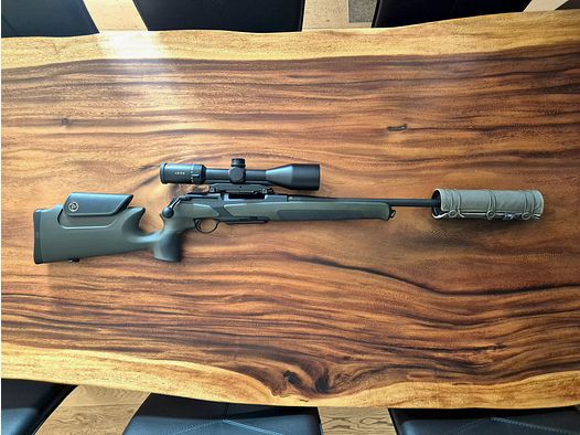 Merkel Helix Speedster Scout, 47cm Semi-Weight Lauf, .308 Win. Lauf inkl. Leica Fortis 6 und Hausken JAKT WD 60 XTRM MK2 – Neuwertiger Zustand