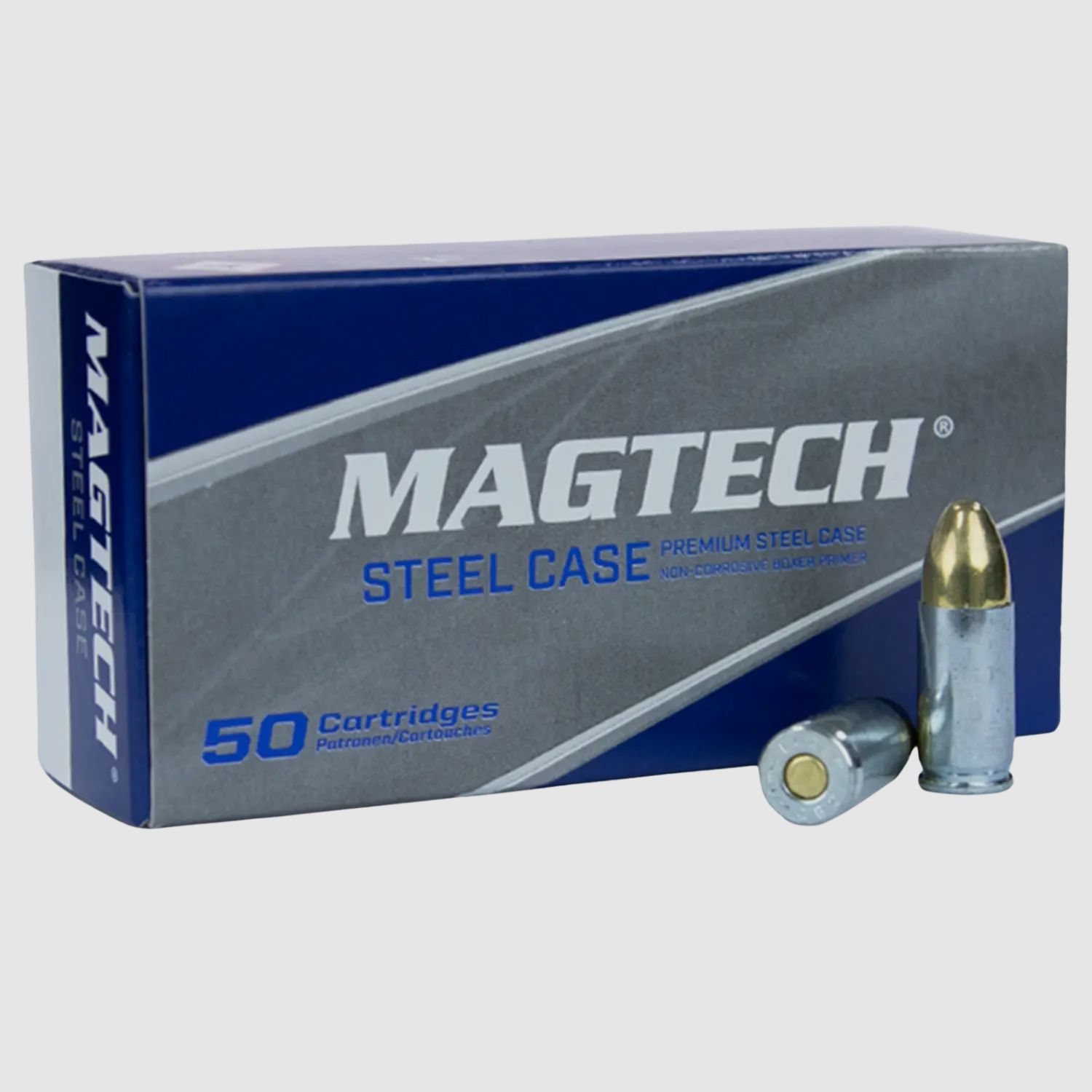 Magtech 9mm Acier 124gr 50 cartouches