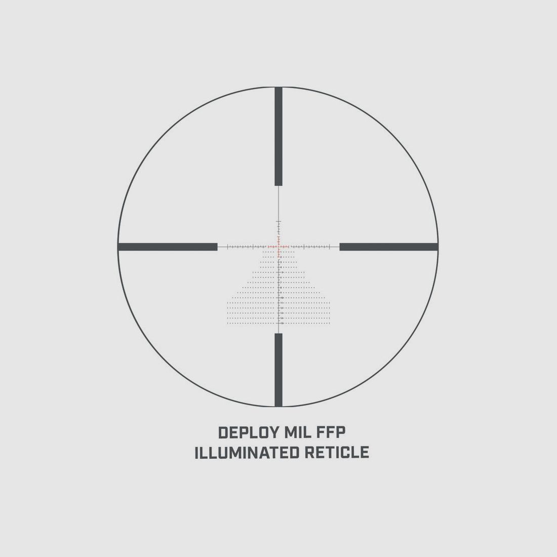 Bushnell Match Pro Zielfernrohr 6-24x50 Deploy MIL Etched Glass FFP Absehen 1. BE