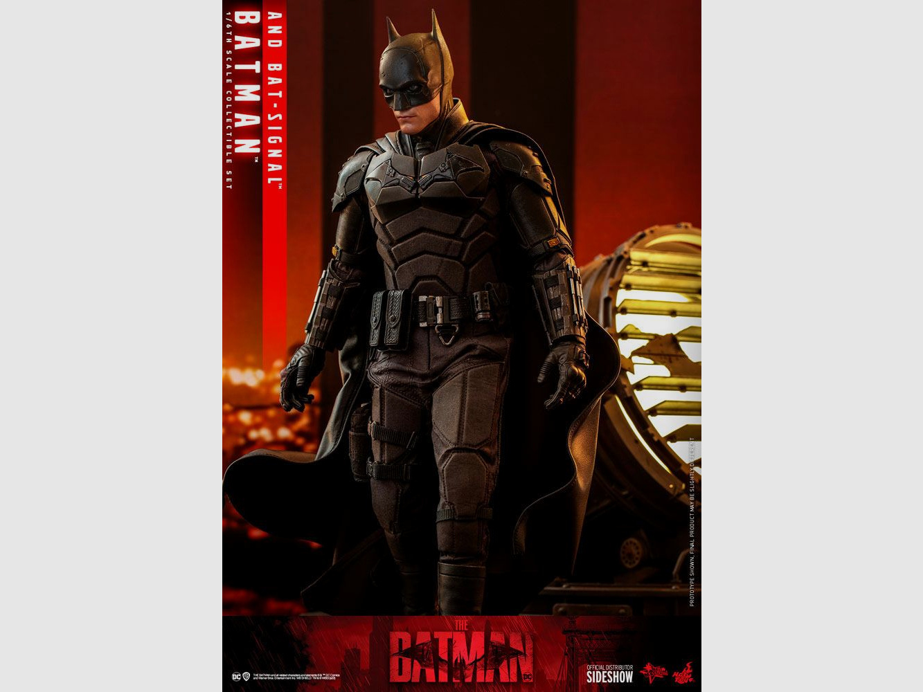 The Batman Movie Masterpiece Actionfigur 1/6 Batman with Bat-Signal 31 cm | 43151