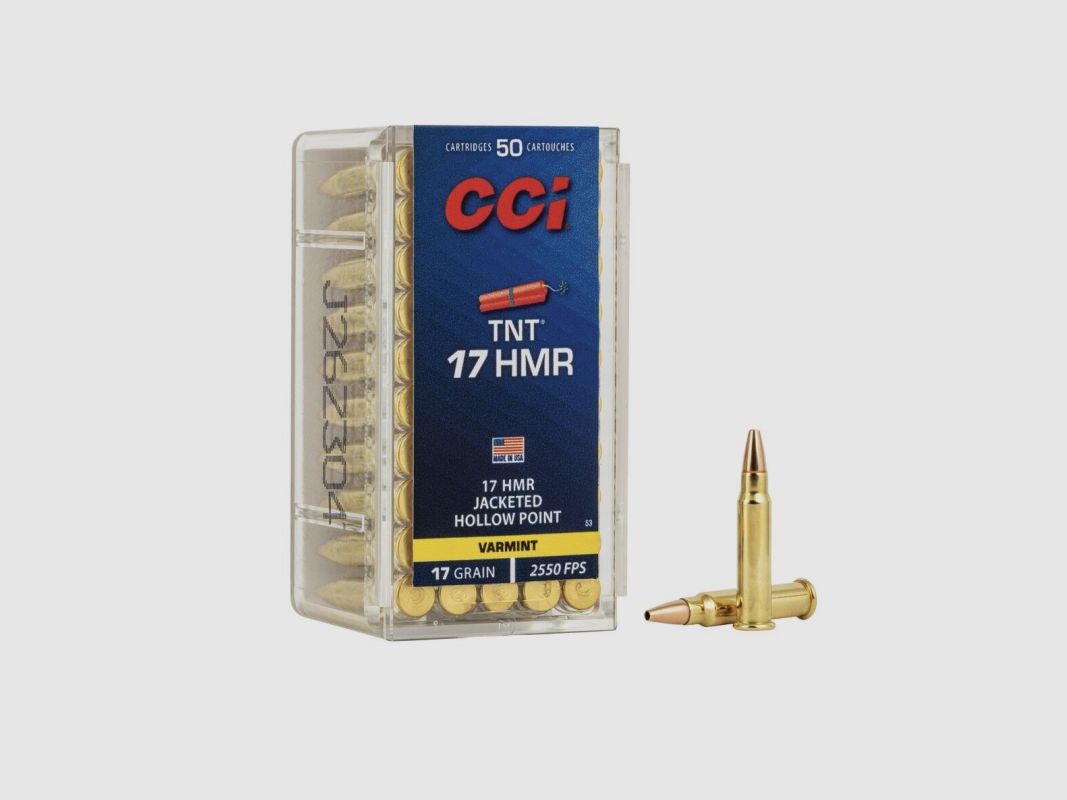 CCI 49 Patrone .17HMR, V-Max, 17gr