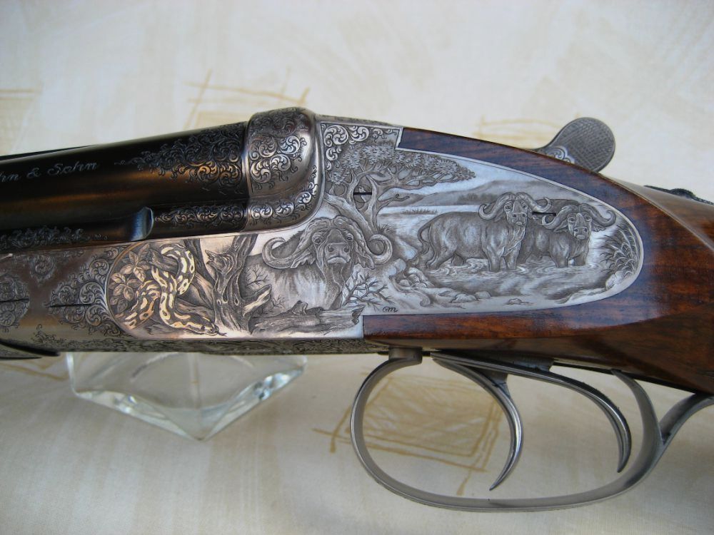 Ziegenhahn & Son double rifle Big Five with interchangeable barrel including ammunition !!