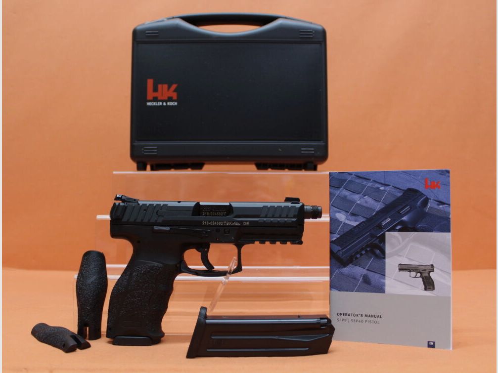 Heckler&Koch Ha.Pistola 9mmLuger Heckler&Koch/H&K HK SFP9 (SF) SD 120mm cañón poligonal/rosca M13,5L (9mmPara/9x19)