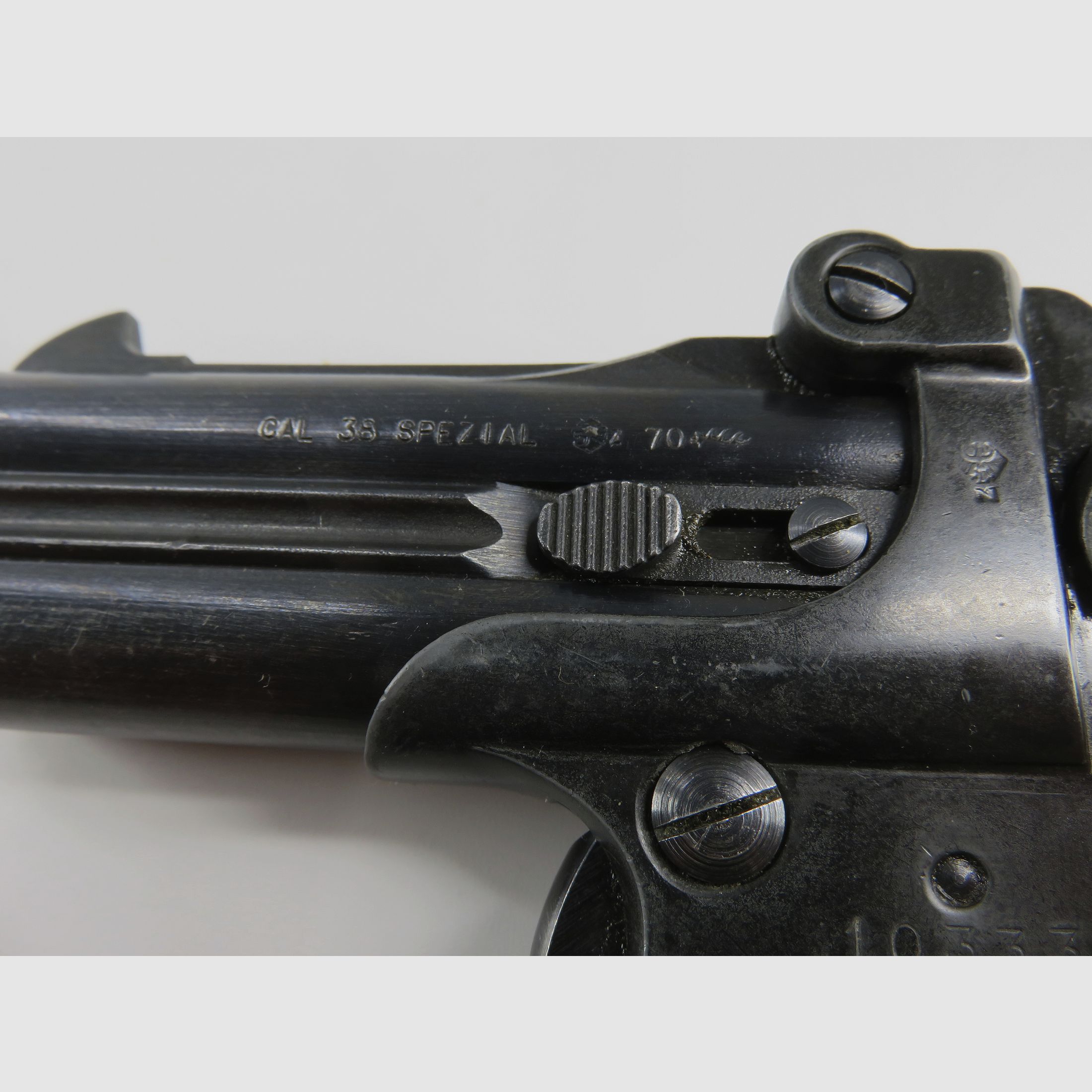 Doppelläufiger Derringer Röhm Modell RG 17 | Kaliber .38 Spezial | Deutscher Beschuss | Sammlerwaffe!
