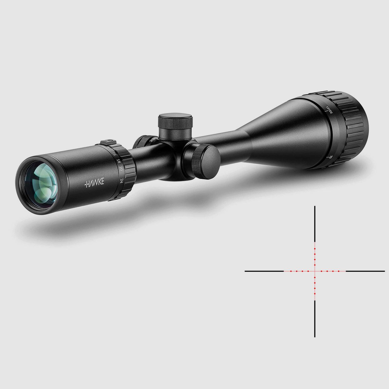 Zielfernrohr Hawke Vantage IR 6-24x50 AO Absehen Mil Dot beleuchtet