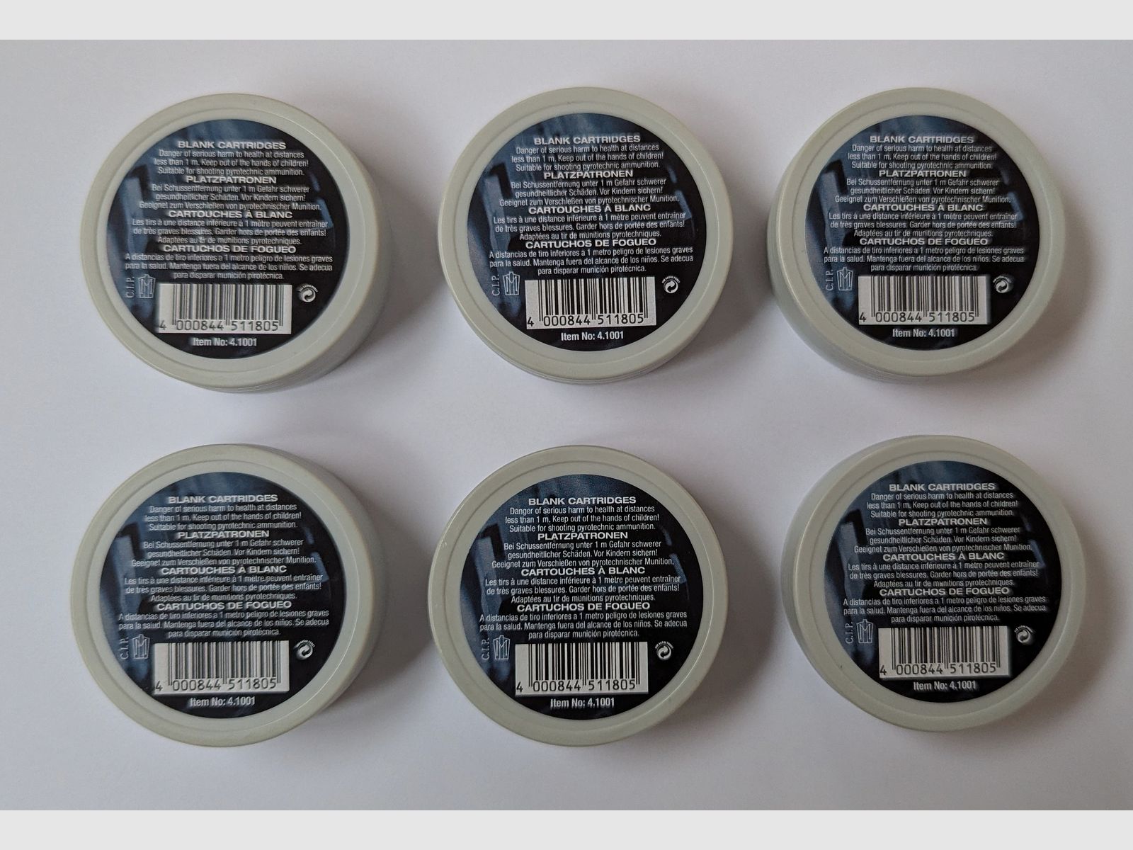 Walther Platzpatronen Kaliber 6 mm Flobert