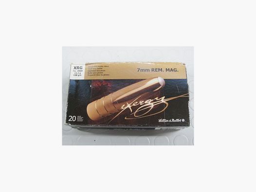 S&B CARTRIDGES 7 REM MAG XRG 158 GR