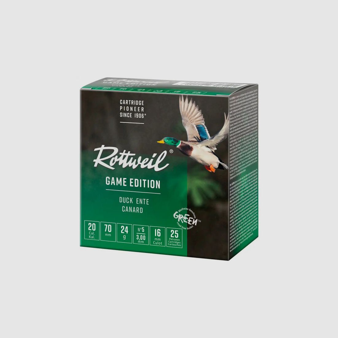 ROTTWEIL STEEL GAME - 20/70 - 24G - 3,0MM - 25 PIEZAS