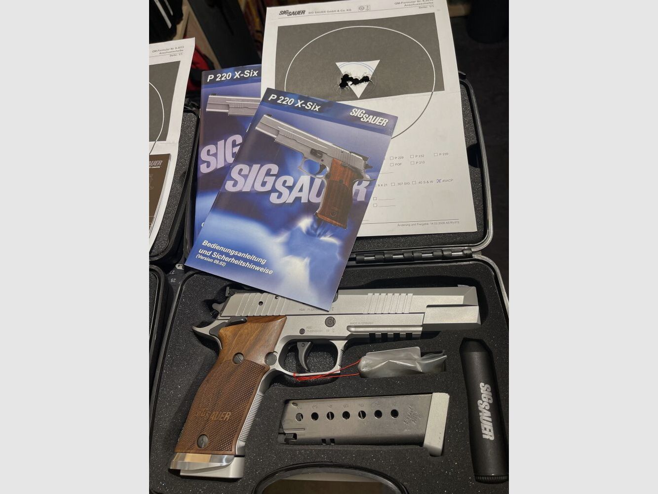 Sig Sauer P220 X-SIX Classic (Set with 9mm conversion system!)