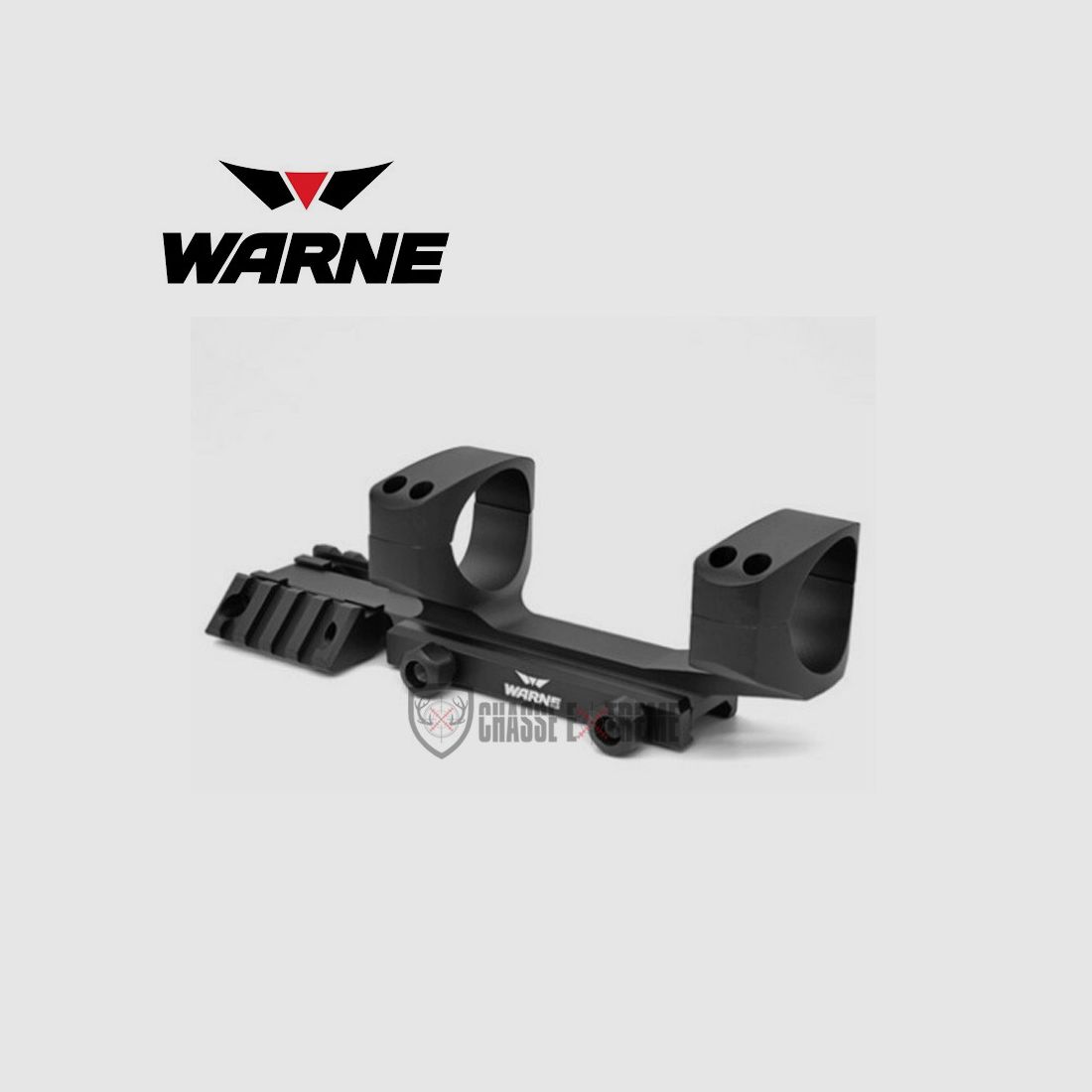 Montage WARNE Aluminium Noir 30mm 0moa