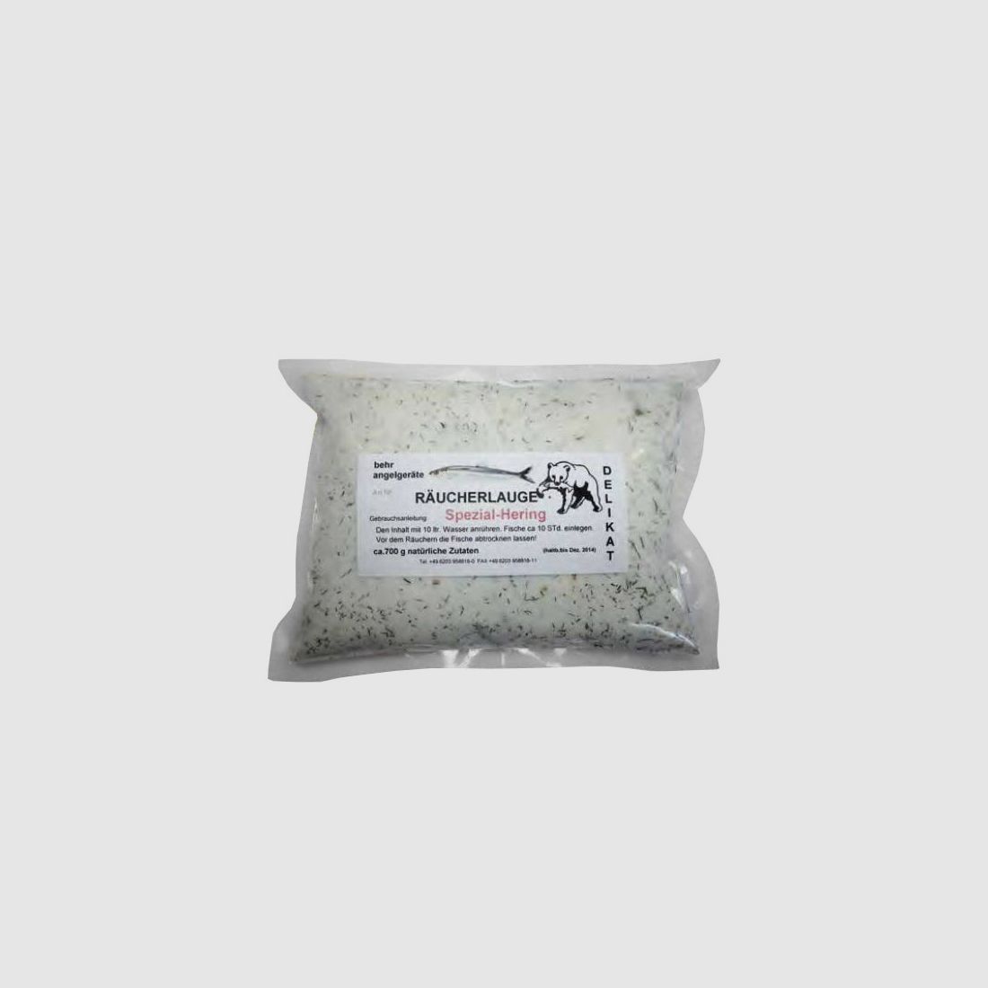 RĂ¤ucherlauge Spezial Hering  Inhalt 700 g