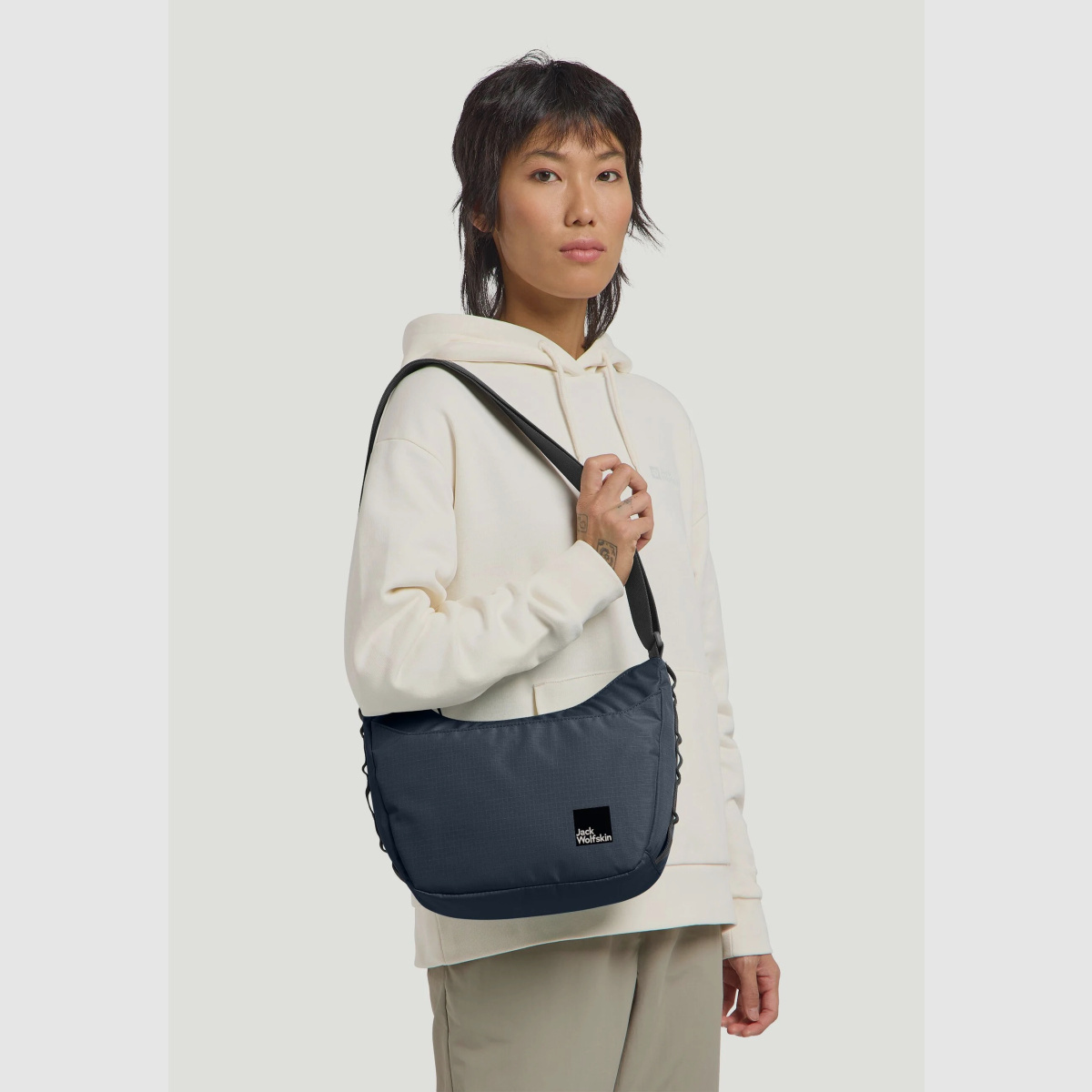 JACK WOLFSKIN Rose Shoulder Bag Midnight Sky