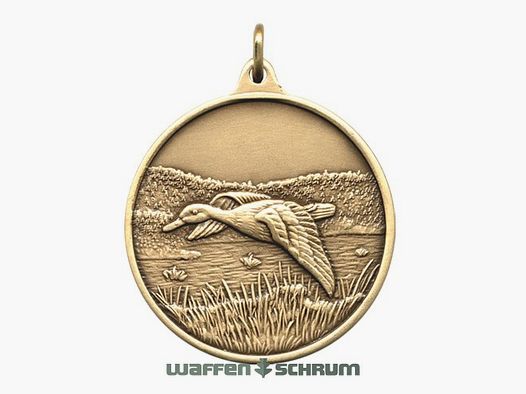 Médaille de chasse canard 40mm bronze