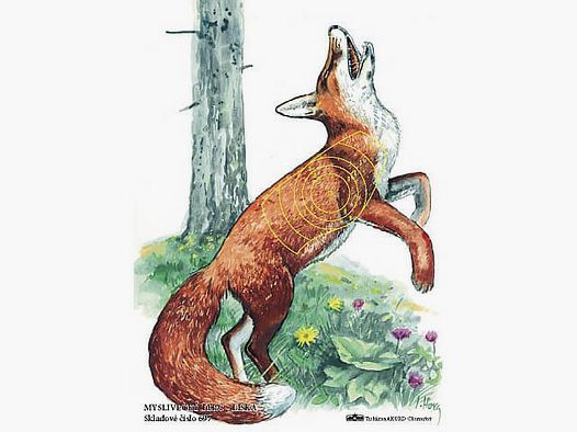 Hunting target fox 10 pcs.
