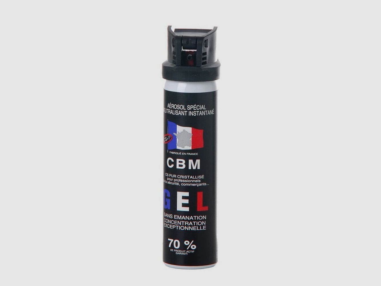 CBM Bombe Gel Defense Cs Capot Clapet 75ML
