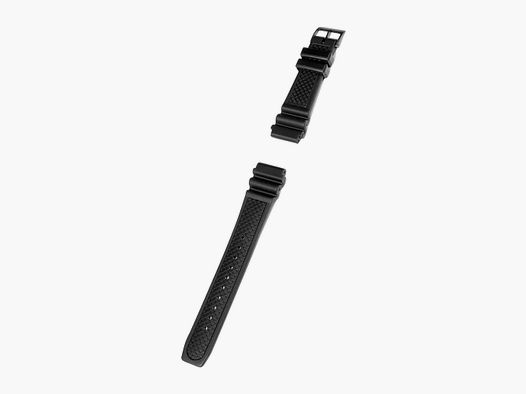 KHS Uhrenarmband KHS Diver schwarz 22 mm
