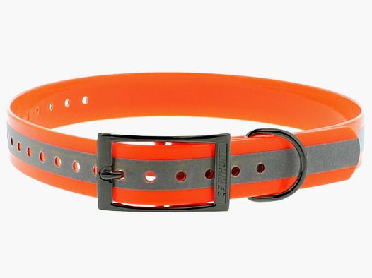 Collar para perros Canihunt con franjas reflectantes