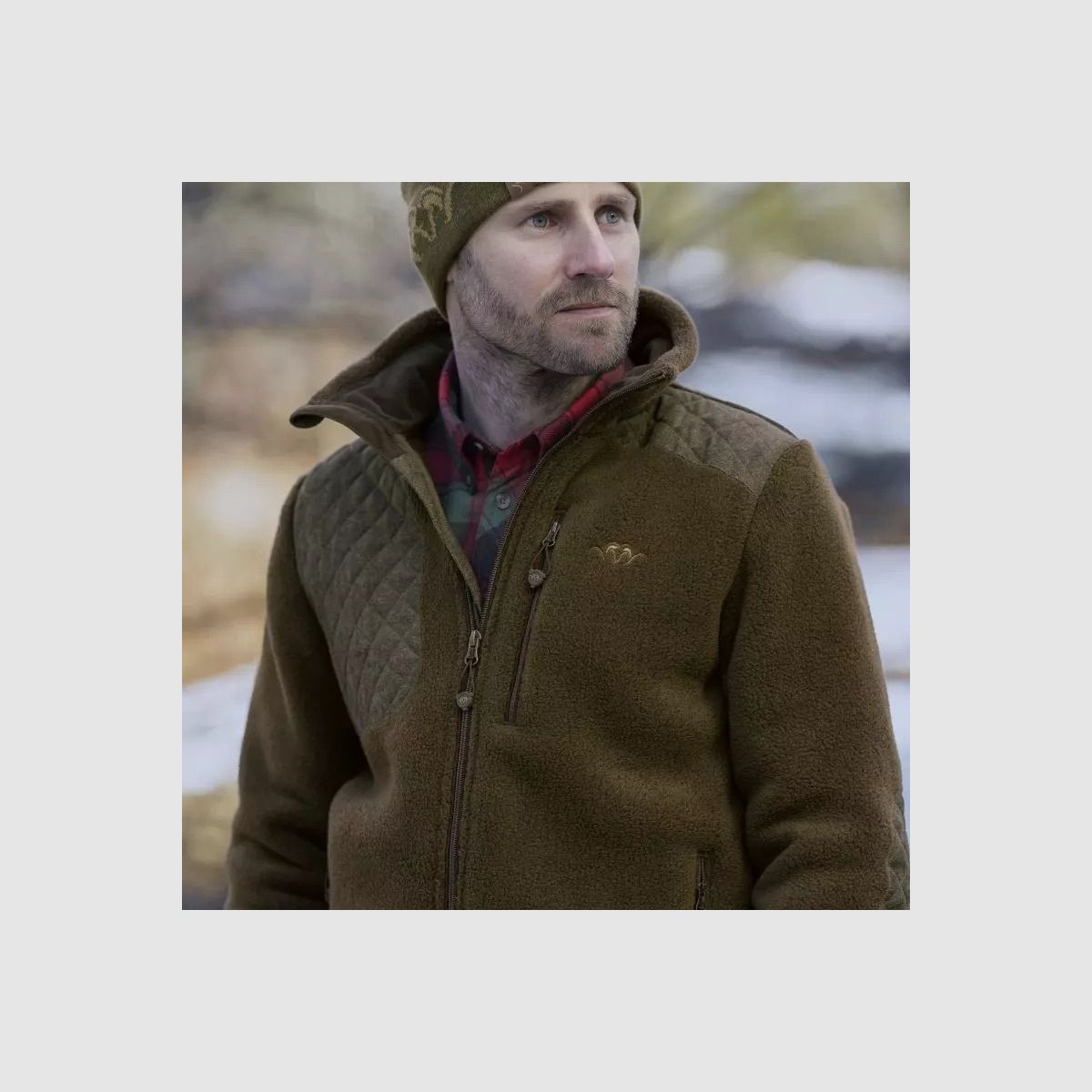 BLASER Jonathan fleece jacket men brown