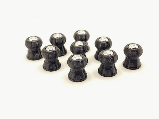 50x High-Power Diabolos, 9mm, CAL .357, Wiederverwendbar, AEA HP Max