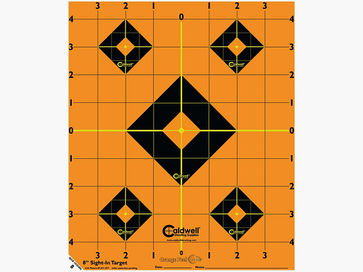 Caldwell Orange Pell Zielscheibe 8'', 5stk.