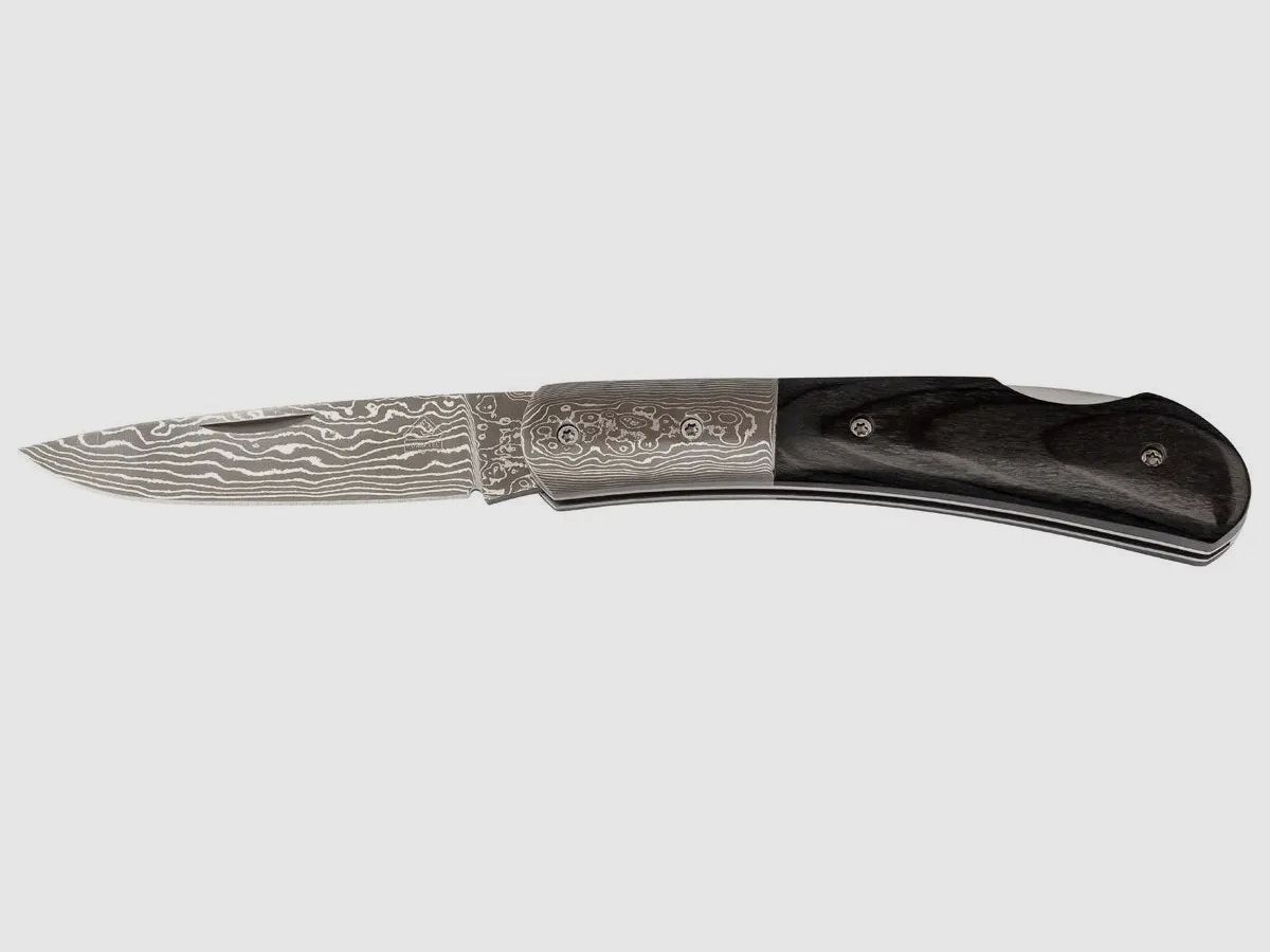 PUMA TEC taschenmesser damast, Pakkaholz