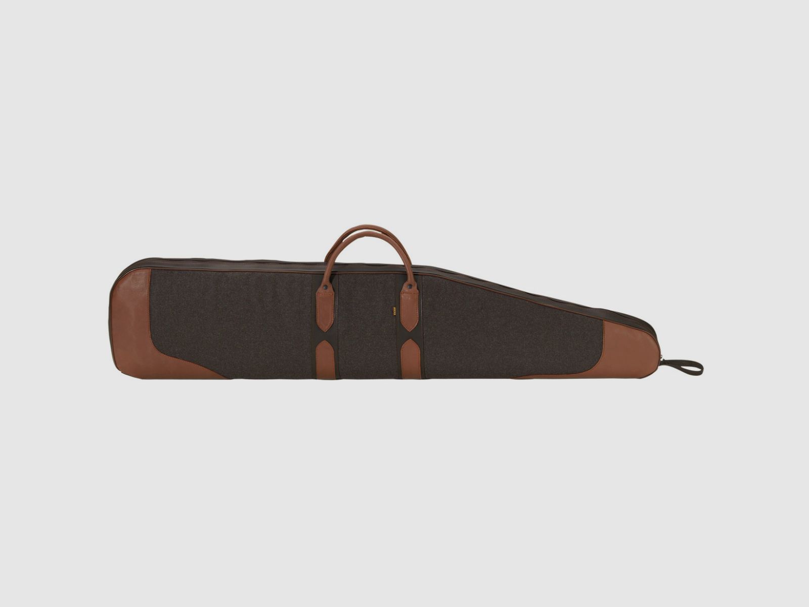 AKAH - Loden-Futteral mit Elchleder 110 cm lang