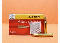 Sellier & Bellot Patrone .223Rem S&B/ Sellier&Bellot 69grs HPBT Match (1380) VE 20 Patronen/ 4,5g Hohlspitz-Torpedoheck-Match