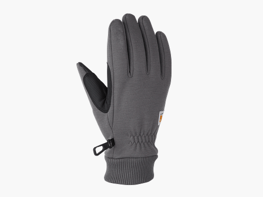 Carhartt Wind Fighter™ Thermal-Lined Fleece Touch-Sensitive Knit Cuff Glove Men Carbon Heather 2XL