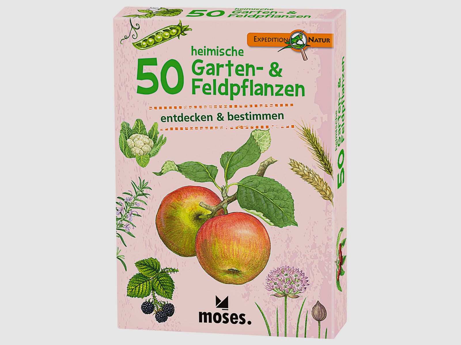 Moses Kartenspiel 50 heimische Garten- & Feldpflanzen